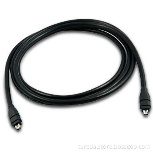 Firewire IEEE 1394 Cable with Nickle-plated Connector, OEM Orders are Welcome